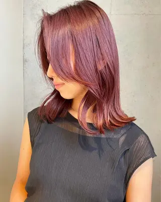 セミロング KENSHIRO ICONのヘアスタイル