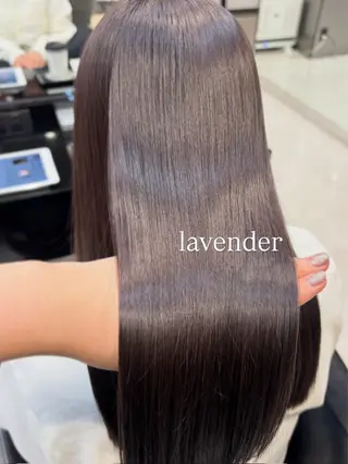 ロング カラー HARUKI MINATO Japan FUKUOKA所属・秋屋 美々梨のヘアスタイル