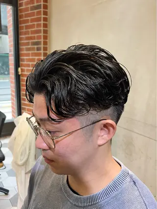 ショート パーマ メンズ 梅田/メンズ専門 /加地光尊のヘアスタイル