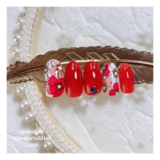 ミディアム ネイル 👑enen style👑のネイルデザイン