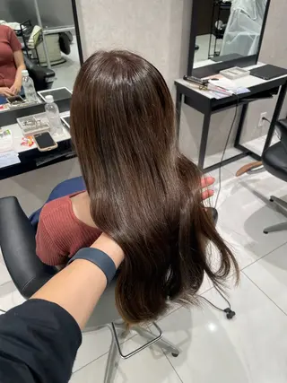 ロング 内藤 藍夏のヘアスタイル