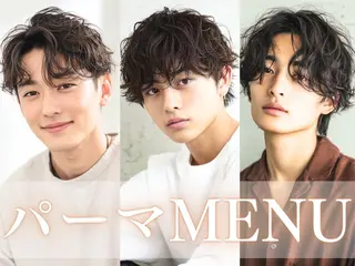 メンズ ミディアム パーマ Rubikなかもず タケウチのヘアスタイル