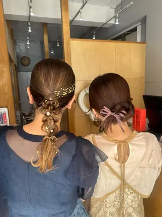 ミディアム miloc MOMOKAのヘアスタイル