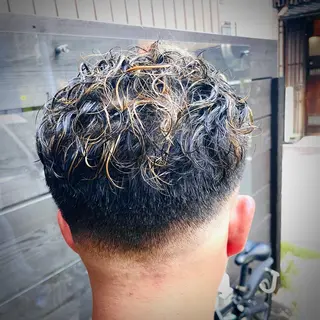 ショート パーマ メンズ パーマPrivate SalonNoa名駅のヘアスタイル