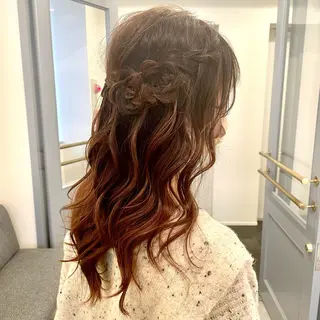 ヘアアレンジ 清水 玖琉海のヘアスタイル