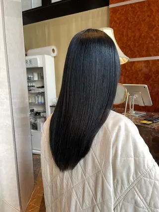 ロング 縮毛・酸性ストレート 特化のヘアスタイル