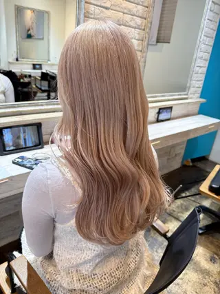 ロング カラー 透明感カラー/パーマ 🌀アオノのヘアスタイル