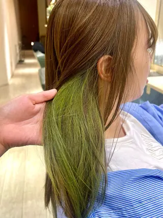 ロング カラー たけかわ みずきのヘアスタイル