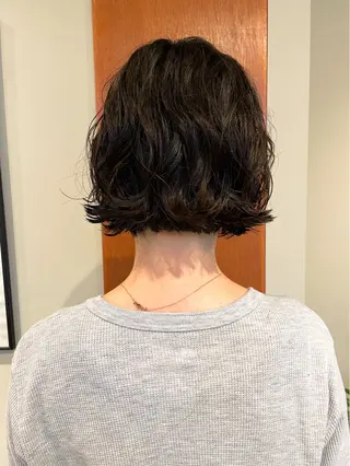 パーマ ショート/パーマ /muku サリのヘアスタイル
