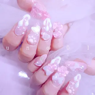 ネイル 梅田🦄中崎町🩵 u n o 0 1のネイルデザイン