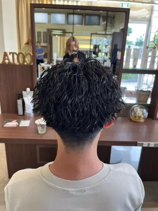 ショート パーマ メンズ 🧊メンズ特化🧊 高木航希のヘアスタイル