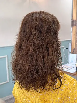 ロング パーマ 新越谷noble店長 松本拓也▶◀*.のヘアスタイル