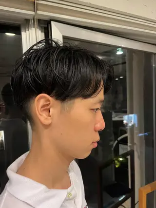 ショート メンズ うる艶カラー/恵比寿 ベージュ/丸山陽平のヘアスタイル