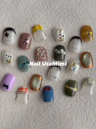 ショート 本町Nail Usa Mimi  SAKIのネイルデザイン