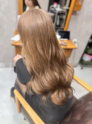ロング デザインカラー/ ジュンナのヘアスタイル