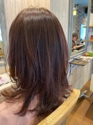 ロング カラー 三瓶 龍皇のヘアスタイル