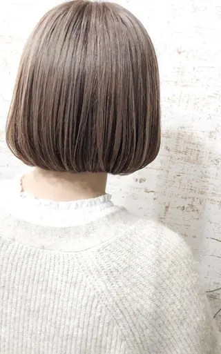 ショート カラー ケアブリーチ /髪質 改善/古橋圭史郎のヘアスタイル