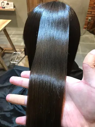 ロング カラー hair care ACRO店長　谷のヘアスタイル