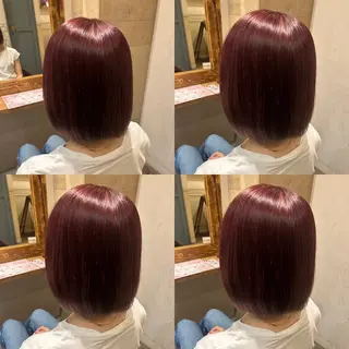 ショート カラー レイヤーカット/ 縮毛矯正🇰🇷早坂のヘアスタイル