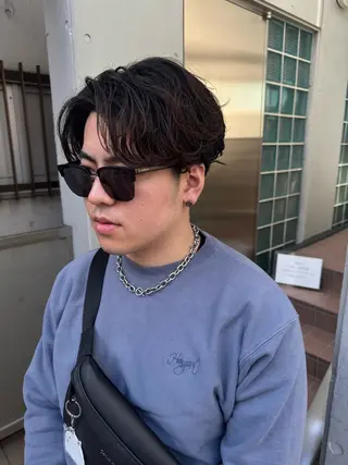 ショート パーマ メンズ 🔆ボブパーマ🔆 とやましゅうとのヘアスタイル