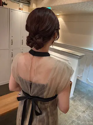 ヘアアレンジ 銀座🤍ボブ/ ミディアム/佐野夢美のヘアスタイル