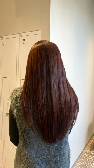 ロング 大宮レイヤーカット× 透明感カラー　rioのヘアスタイル