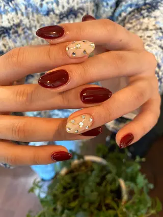 ネイル crystal ⭐︎ colorのネイルデザイン