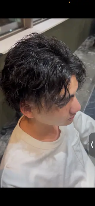 パーマ 松波 慧太のヘアスタイル