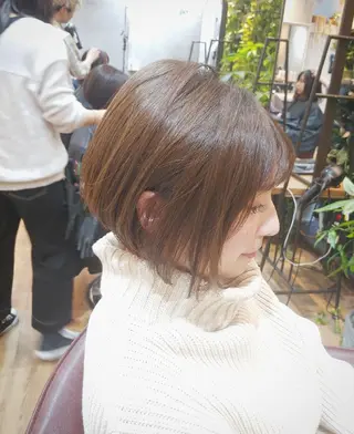 ショート カラー パーマ ヘアアレンジ 6月オープン♪豊見城 Lodattu✁清水のヘアスタイル