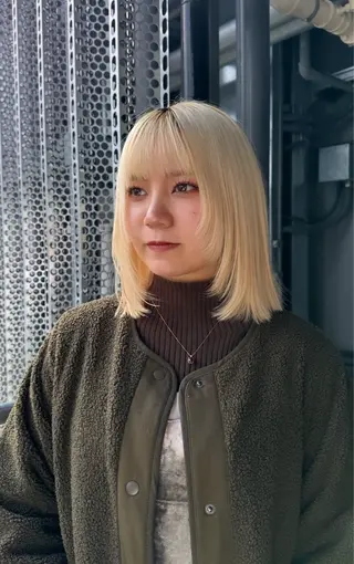 ミディアム カラー 暖色カラー Ryokaのヘアスタイル