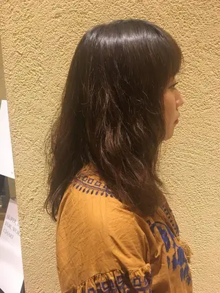 ミディアム 韓国ヘアならお任せ！ 小辻李菜💕のヘアスタイル