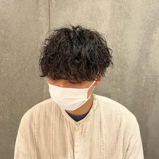 ショート パーマ メンズ 瀧野 翔吾【メンズ特化】のヘアスタイル