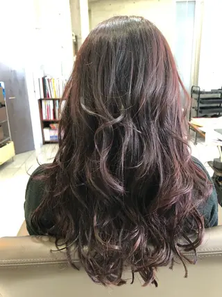 ロング カラー 大栗 佑也  髪質改善のヘアスタイル