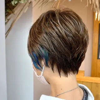 ショート 河内 拓也のヘアスタイル
