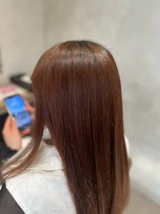 ミディアム カラー 自由が丘/駅近/艶髪 /骨格補正/土屋優希のヘアスタイル