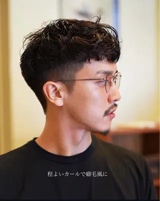 パーマ メンズ メンズ似合わせ タチカワユウキのヘアスタイル