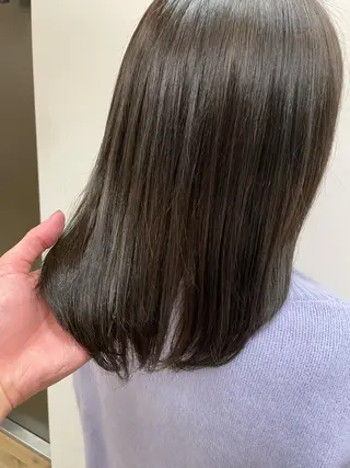 ミディアム 岡本 拡夢のヘアスタイル