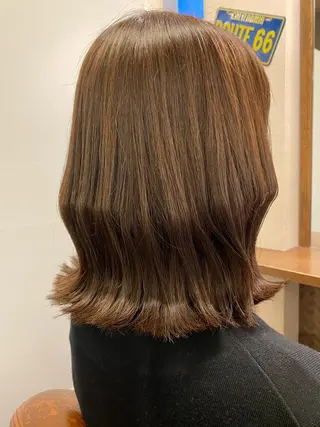 ミディアム カラー liL  hair サトウリョウタのヘアスタイル