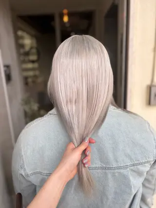 ミディアム るかハイトーンピンク カラー/プルエクステのヘアスタイル