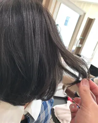ショート カラー 当日予約🆗✂︎ ウエモト　タクのヘアスタイル