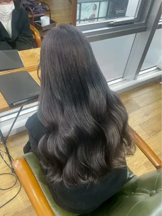 ロング うる艶🫧寒色カラー 💜🦋🫧ミズキのヘアスタイル