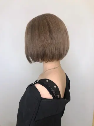 ショート カラー ☕️ベージュカラー 内藤光哉☕️のヘアスタイル