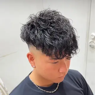 ショート パーマ メンズ 💈men's💈 satoru中目黒のヘアスタイル