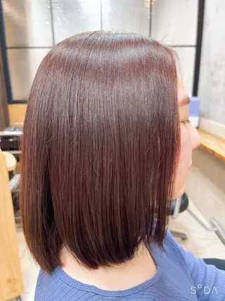 ミディアム たなか なおのヘアスタイル