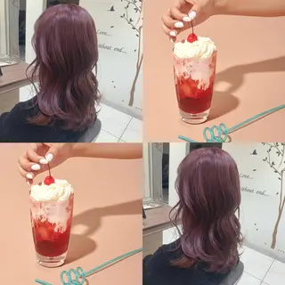 セミロング カラー ヘアアレンジ 小白井 由美のヘアスタイル