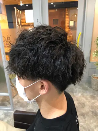 パーマ メンズ hair care ACRO店長　谷のヘアスタイル