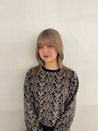 ミディアム 銀座☀️ボブ美容師 佐藤ルイのヘアスタイル