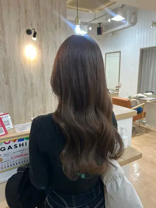 ロング カラー レイヤーカット/髪質 改善✨/藤田侑花のヘアスタイル