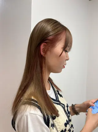 カラー aya/ブリーチ/ ボブ/ショートのヘアスタイル