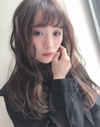 セミロング 松本 誠也のヘアスタイル